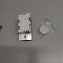 GE Single Pole Rotating Dimmer Switch, Rotate On/Off, Use with Dimmable LED, CFL, and Incandescent Bulbs, Includes Two Knob Colors, UL Listed, White/Light Almond, 18021