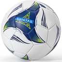Size 3/4 Soccer Ball, Futsal Ball&Indoor Soccer Ball Low Bounce Ball, PU Leather Practice Futsal Ball, Official Size and Weight for Age 13+ Boys and Girls