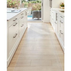 DEXI Plastic Kitchen Runner Rug 23"x59", Vinyl Floor Protector Mat Waterproof, Clear Carpet for Indoor Laundry Hallway Front Sink