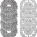 8Pcs Microfiber Mop Cloth & Mop Tray Compatible with Roborock Q Revo Vacuum Cleaner, Washable Mop Pad Replacement Accessories Cloth Holder Mount Spare Parts