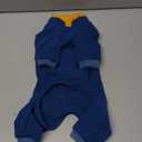 T'CHAQUE Sticky Hair Cat Onesie - Soft Long Sleeve Cat Pajamas, Anti-Shedding,Surgery Recovery Suit, Wound Protection & Preventing Licking, Kitten Sweaters for Male Female, Blue-M