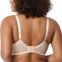 HSIA Minimizer Bras for Women Enchante Full Coverage Underwire Bras Plus Size Lifting Floral Lace Bra for Heavy Breast (46DDD, Dusty Peach)