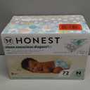 The Honest Company Clean Conscious Diapers for Delicate Skin, Up to 100% Leakproof Hypoallergenic Fragrance-Free Baby Diapers, Gender Neutral Prints, Club Box, Size Newborn, 72 Count (Prints May Vary) (Above It All + All the Alpacas)