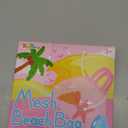 Tagitary Beach Toys Kids Beach Bag Tote with Drawstring, Pink Blue Mesh Bag Travel Beach Essentials for Kids Swim Pool Gym Bag Camping Accessories Toys Storage Lightweight Foldable Birthday Gifts