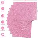Glitter HTV Heat Transfer Vinyl Bundle Pink, 12Pack 12" x 10" Iron on Vinyl for T-Shirt, Transfer HTV Vinyl for Personalised Graphic Designs for Holiday Gifts, Team Apparel and More.