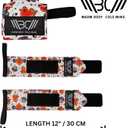 WARM BODY COLD MIND - Weightlifting Wrist Wraps for Cross Training, Powerlifting, Deadlift, Gym, Workout, Exercises & Fitness, Heavy-Duty Wrist Support, Thumb Loop (12" Red Chili)