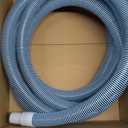 Swimming Pool Vacuum Hose 1-1/2" x 25-Ft, Swivel Cuff Kinkproof Design, Made in USA, Connects to Vacuum Head, Skimmer, Filter Pump for Cleaning In Ground and Above Ground Pools