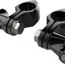 Ciro 60022 Standard Engine Guard Highway Peg Mount Kit (Black For All 1-1/4")