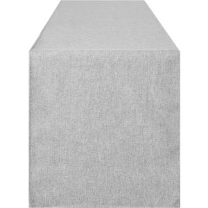 Table Runner 13 x 90 Inches Long, Cotton Linen Farmhouse Style Grey Table Linen for Kitchen Dining Coffee Table Parties Wedding Home Decor (Modern-Grey, 13 x 90)