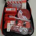 Lockout Tagout Kit,Loto Kit Safety Padlock+Loto Hasp+Electrical Plug/Ball Valve/Gate Valve Devices+Circuit Breaker+Loto Tags,Electrical Loto for Electrical/Industrial/Mechanical