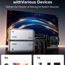 Ilano S850 Upgraded Type-C Wireless HDMI Transmitter and Receiver, 50M, Ultra 4K Decode Input 1080P60Hz Output, Plug&Play 5G+2.4G and Audio for Phone/Tablet/Laptop/PC to Monitor/Projector/TV Box