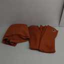 NICETOWN Doorway Curtains for Girls Room 78 inches Long, Grommet Privacy Light & Sound Reducing Room Darkening Window Treatments for Living Room, 2 Panels, Burnt Orange, W52 x L78