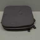 Toddler Booster Seat for Kitchen Chair, 3.5" Oxford Foam Cushion, Non-Slip Base, Adjustable Straps, Portable Dining Booster for Self-Feeding Toddlers at Home or on The Go (Dark Grey)