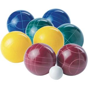 Franklin Sports Bocce Ball Set 8 All Weather Bocce Balls and 1 Pallino Beach, Backyard Lawn or Outdoor Party Game Professional, American, and Starter Set Options