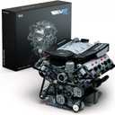 Nifeliz V8 Engine Building Set, Exclusive Advanced Collector's Engine Model, Physical Science Experiment Toy for Adults, Home or Office Dcor (2725 PCS, NF10287)