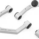 Rough Country Forged Aluminum Upper Control Arms for Toyota Tacoma (2024-2025) with 3.5" Lift, 2-Pack, Silver