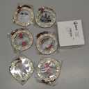 Gerrii 6 Pcs Christian Ornaments for Christmas Tree Religious Christmas Ornaments Christian Gifts for Women Inspirational Bible Decorations Wooden Acrylic Hanging Decor for Tree Window