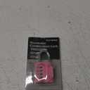 Puroma 1 Pack Combination Lock for Locker 4 Digit Outdoor Waterproof Padlock for School, Gym, Sports, Fence, Toolbox, Gate, Case, Outdoor, Hasp Storage (Rose Pink)