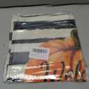 Fall Pumpkin Pillow Cover 18x18 Fall Decor Cushion Cover Autumn Stripe Throw Pillow Cover Thanksgiving Farmhouse Decorative Cushion Cases 18x18 Set of 4 (Dark Tones)