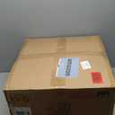 YFO Home Office Desk Chair Office Rubber Casters Ergonomic Computer Chair with Lumbar Support Adjustable Height Rolling Swivel Executive Task Armrests Chair Brown Leather (Mid Back)