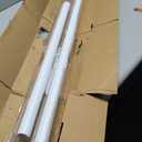 ASHLEYRIVER Room Divider Tension Curtain Rod,Tension Shower Window Curtain Rod,No Drilling,Very Secure-43-83 Inch,White
