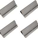 Stainless Steel Mud Flap Clamp Replace 8591100 for Protect and Secure Mud Flaps of Trucks, 1/4"-1/2" Polymer and Rubber Mudflaps Hanger, Pack of 4