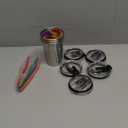 Yummy Sam Stainless Steel Cups with Straws and Lids,12oz Spill-proof Kids Tumblers Dishwasher Safe, Unbreakable Metal Toddler Cups with Heat-insulated Sleeves for Cold Drinks, 5 Pack