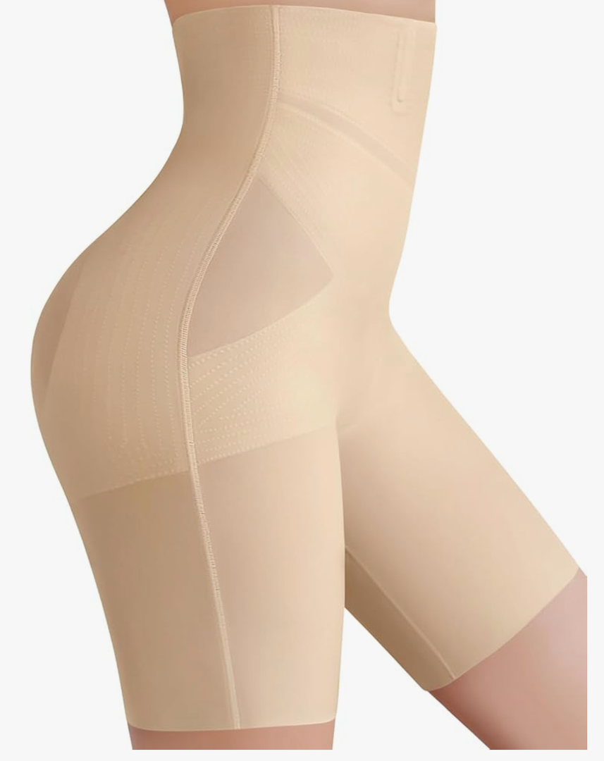 Djpoaug Tummy Control Shapewear for Women, High Waisted Body Shaper Shorts Butt Lifting Shapewear Panties Under Dress XXL