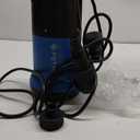 FOTING Sump Pump 1HP Clean/Dirty Submersible Water Pump, 4600GPH Utility Pump Thermoplastic Electric Portable Transfer Water Pump for Swimming Pool Garden Pond Basement with 10ft Long Power Cord, Blue and Black 