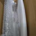 Clear Acrylic Narrow Side Table for Small Spaces, 15.7" L x 7.87" W x 24.6" H, 3 Tier Rectangle Slim End Table Nightstand, Small Skinny Bedside Table for Living Room, Bedroom, Bathroom