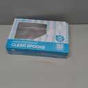POSATE Heavyweight Plastic Spoons, Clear, 100 Count