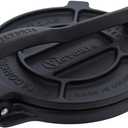 Victoria 8 Inches Cast Iron Tortilla Press, Roti Maker and Tortilladora, Pataconera Seasoned with Flaxseed Oil, Made in Colombia, Traditional Style, Black