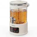 Kawu Electric Kettle, 7-in-1 Glass Water Boiler and Warmer with Infuser