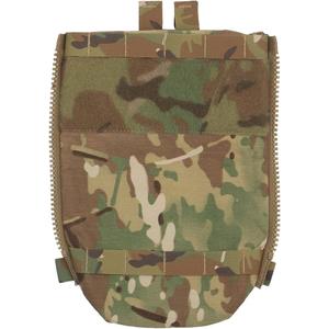 V5 PC Back Panel Water Bag,3L Water Hydration Carrier Zip On Back Panel Banger for Tactical Airsoft Vest (Cp)