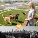 PATPET Dog Shock Collar - Rechargeable Dog Training Collar with Remote for Medium Large Dogs, 3 Training Modes (Beep/Vibration/Shock) IPX7 Waterproof 1000Ft Electric Dog Collar (Black)