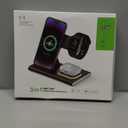 RYND 2026 Travel Portable Wireless Fast Charger for Apple & Android Charging Station,3 in 1 Charging for iPhone17 16 15 14 13 12,Apple Watch Series & Air pods 4 3 2 Pro,Samsung Galaxy (Black)