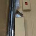 KAMANINA Bronze Curtain Rods for Windows 48 to 84 Inch, Adjustable Single Curtain Rod 32 to 86 Inch(2.6-7.1ft), 3/4 Inch Splicing Drapery Rods with Twisted Cage Finial