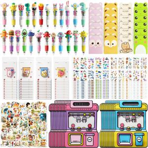 Cute Return Gifts Party Favors Supplies, 24 Pack Birthday Goodie bags,Stationery Party Pack Classroom Gifts Kids Class Rewards Prizes