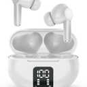 AI Language Translation Earbuds Translator in Real Time 0.5S,Two-Way Bluetooth Translator Device with APP for 144+ Languages Translation Packs,Spanish English Translation Headphone,M10 White
