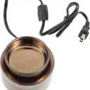 Wax Melter Burner Under Desk Heater Small Heater Mini Desk Heater Ceramics Electric Wax Gadget Incense Burner Ornament Mini Wax Heater European Style Heating Machine (As Shown)