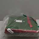 ZOBER Large Christmas Ornament Storage Box - Stores 128 3" Ornaments, With Dividers - Ornament Organizer Storage Box, Durable Christmas Containers Holder - Extra Pockets, Dual Zipper - Green