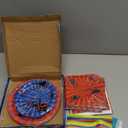 96PCS Spider Party Supplies for 24 Guests, Red & Blue Spider Web Paper Plates, Napkins and Forks, Disposable Birthday Tableware for Spider Theme, Halloween Party Decorations (Blue & Red)