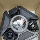 Moving Head DJ Lights with RGB Starlight, Rotating Magic Disco Ball & LED Matrix, 540°/180° DMX512 Stage Lighting, Sound Activated with Remote for Party Wedding KTV Bar Club