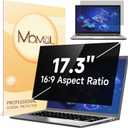 Mamol Laptop Privacy Screen 17.3 Inch, Anti Blue Light Glare Filter, Removable Shield, Anti-Scratch Screen Protector