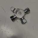 HYDRO MASTER Mechanical Water Mixing Valve, 3/8" Compression Fittings on Inlets and Outlet