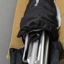 KingCamp Hammock Chair with Footrest, Swinging Portable Folding Camping Chairs for Adults MAX 400lbs Heavy Duty Foldable Oversized Rocker with Cup Holder Pillow for Outdoor Beach Patio Sport Lawn (Footrest Deluxe Black/Grey)