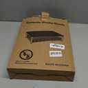 Small Laptop Stand for Desk, Monitor Stand Riser, Office Desk Accessories, Computer Desktop Stand with Drawer for Home, Office, School (Bronze)