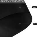 Leather Table Pad,1.8mm Thick,40x96 Inch,Dining Table Pad,Table Pads for Dining Room Table Rectangular,Table Protector for Dining Room Table,Table Top Protector(Black+Black,40x96), 4096inch