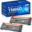 TN-660 TN660 High Yield Toner Cartridge Compatible TN 660 TN 660 Black Toner Replacement for Brother TN660 DCP-L2540DW HL-L2300D HL-L2320D MFC-L2700DW MFC-L2740DW HL-L2380DW Printer (2 Pack)