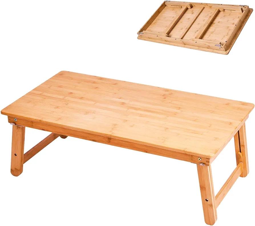 Koyasiry Bamboo Foldable Coffee Table - Low Floor Dining ...